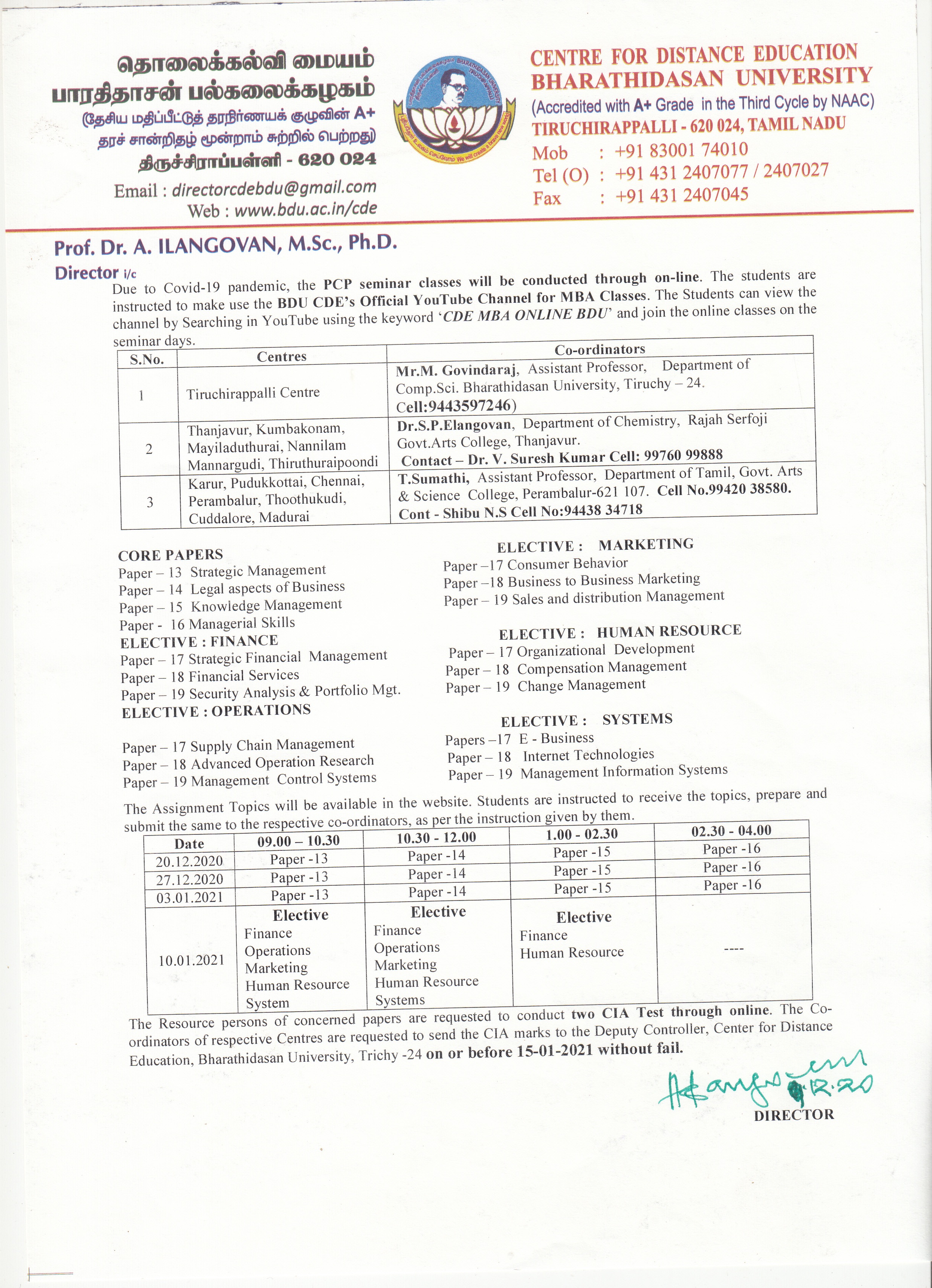Centre For Distance Education