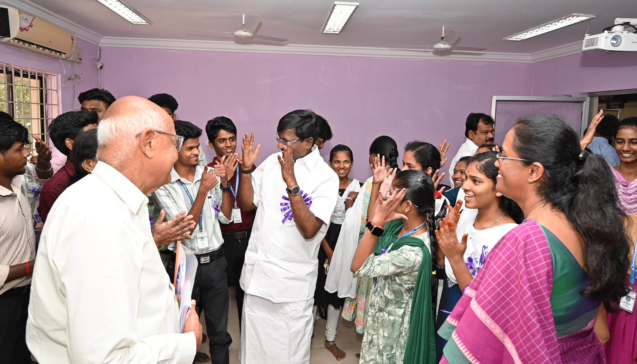 Honble Higher Education Minister's Visit